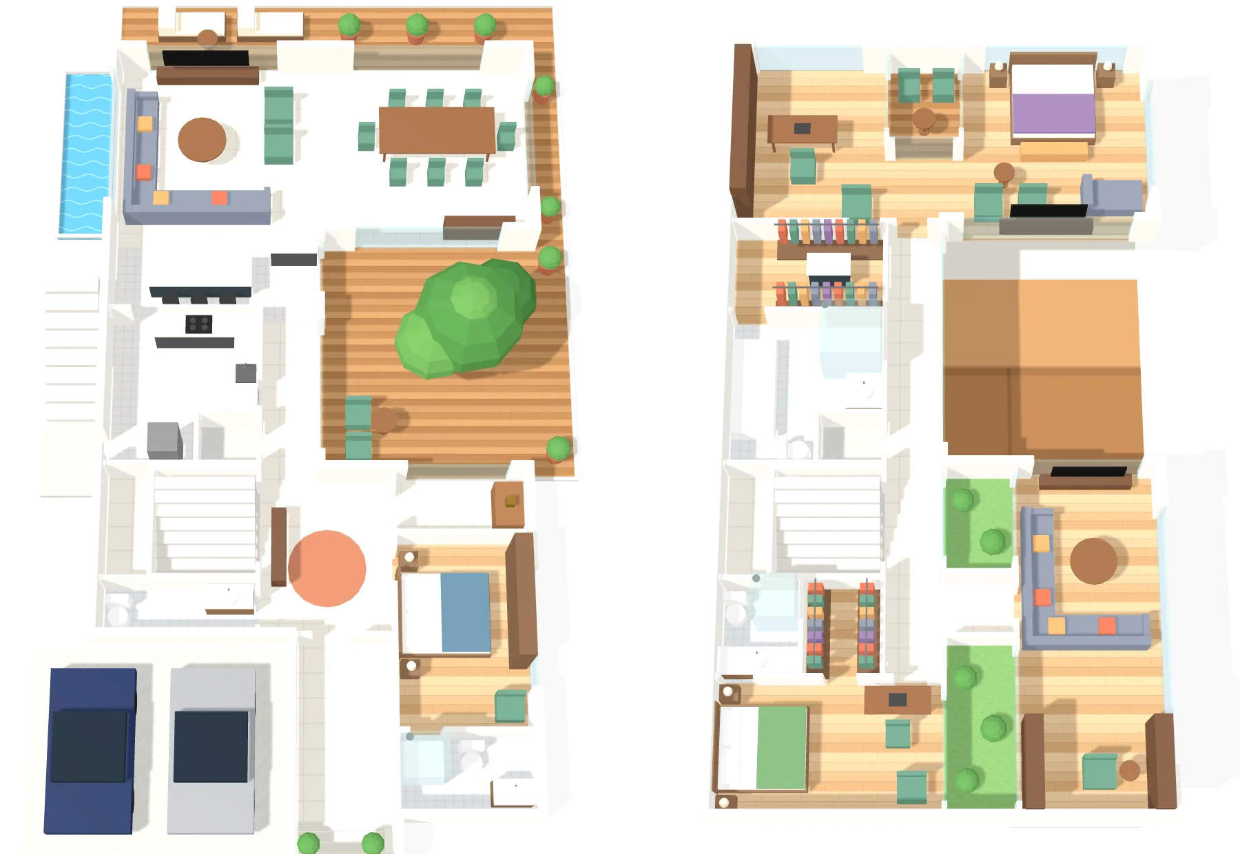 Raffles Park Villas Canopia 3D floor plan