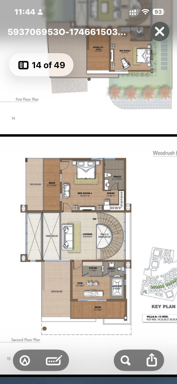 Circular Reflection 5BHK floor plan